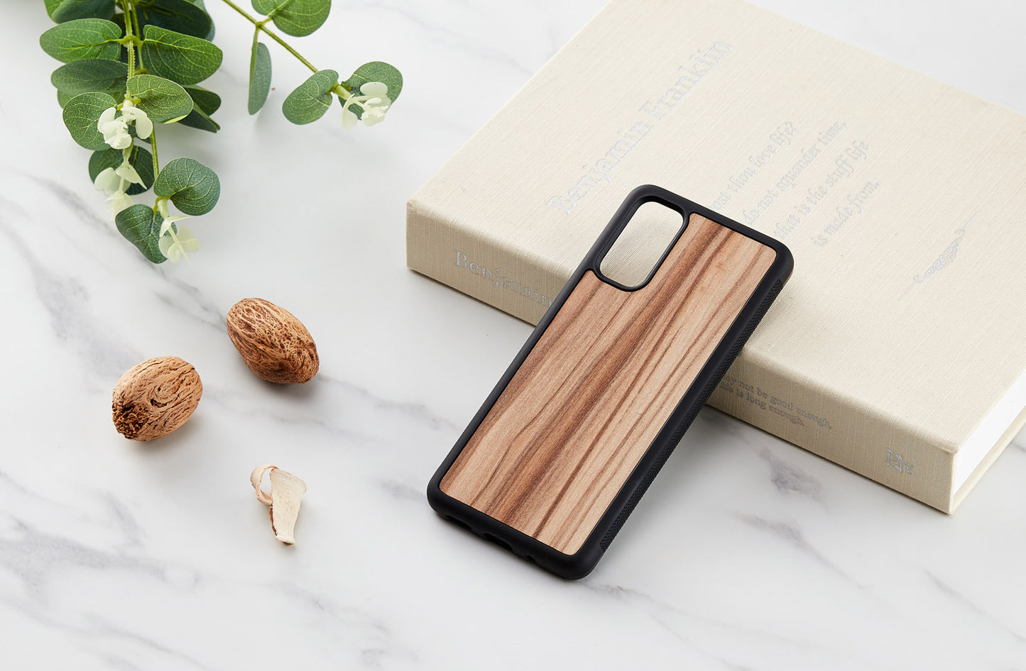 Samsung Galaxy S20 natural wood and polycarbonate cover MAN&amp;WOOD