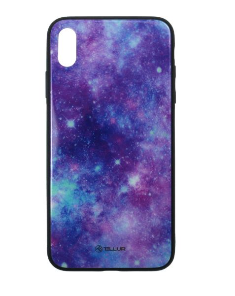 Protective case with colorful nebula design - Tellur iPhone XS MAX