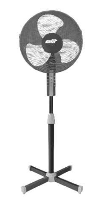 Stand fan with remote control Elit FR-16W