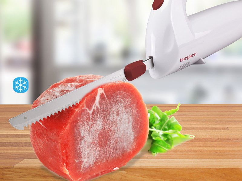 Electric self-sharpening knife with stainless blades Beper BP.790