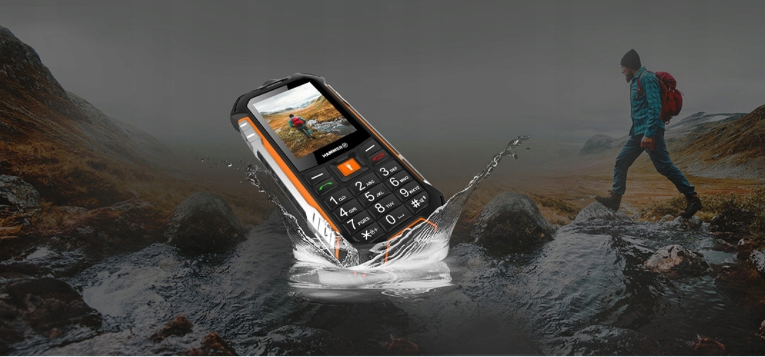 Dual SIM mobile phone, MyPhone Hammer Boost LTE Dual Black