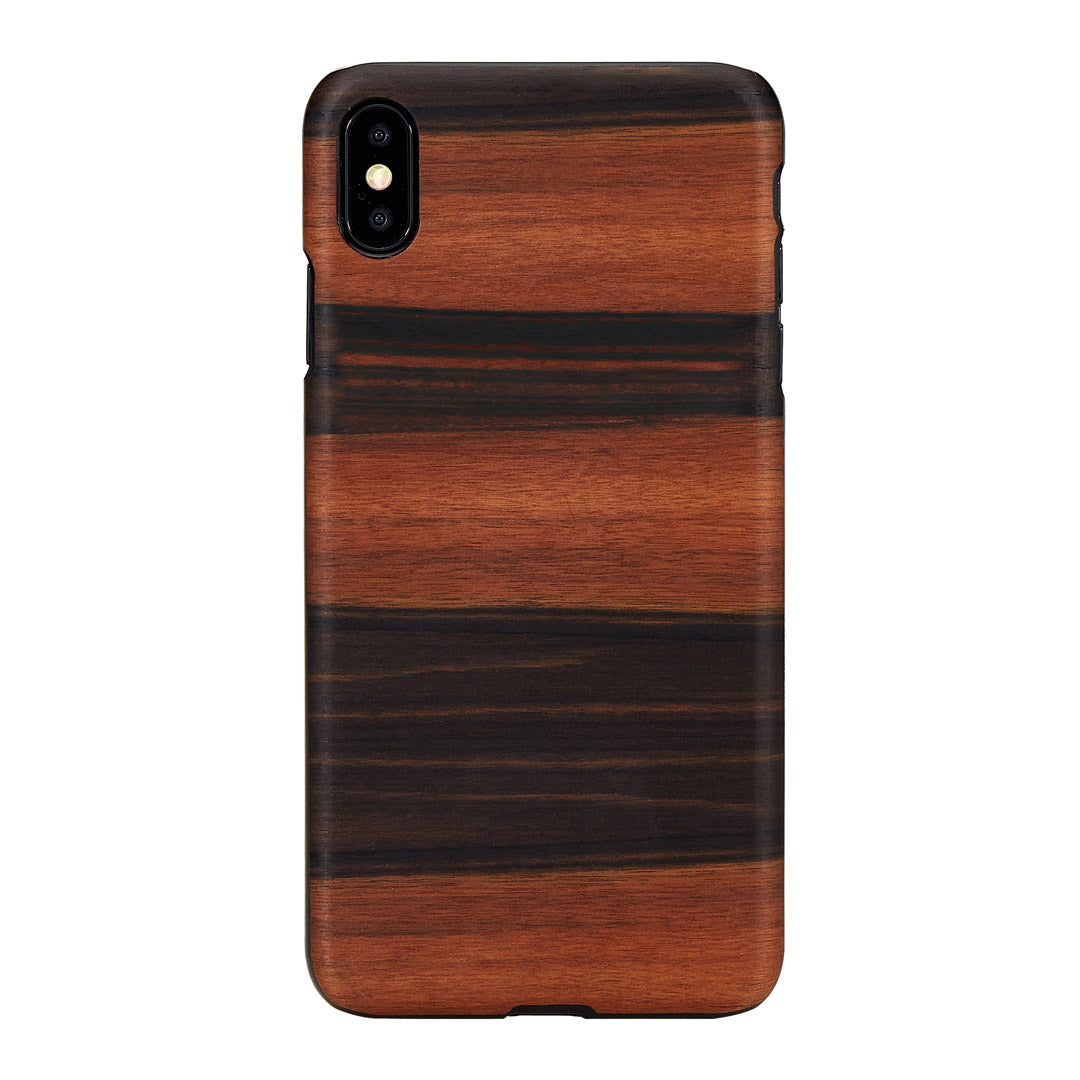 Viedtālruņa maciņš iPhone XS Max dabīgā koka MAN&WOOD