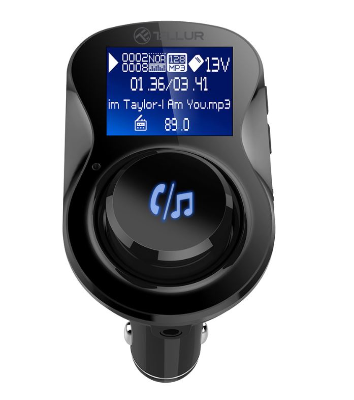 FM-передатчик Tellur FMT-B3 с поддержкой Bluetooth, USB, microSD и AUX