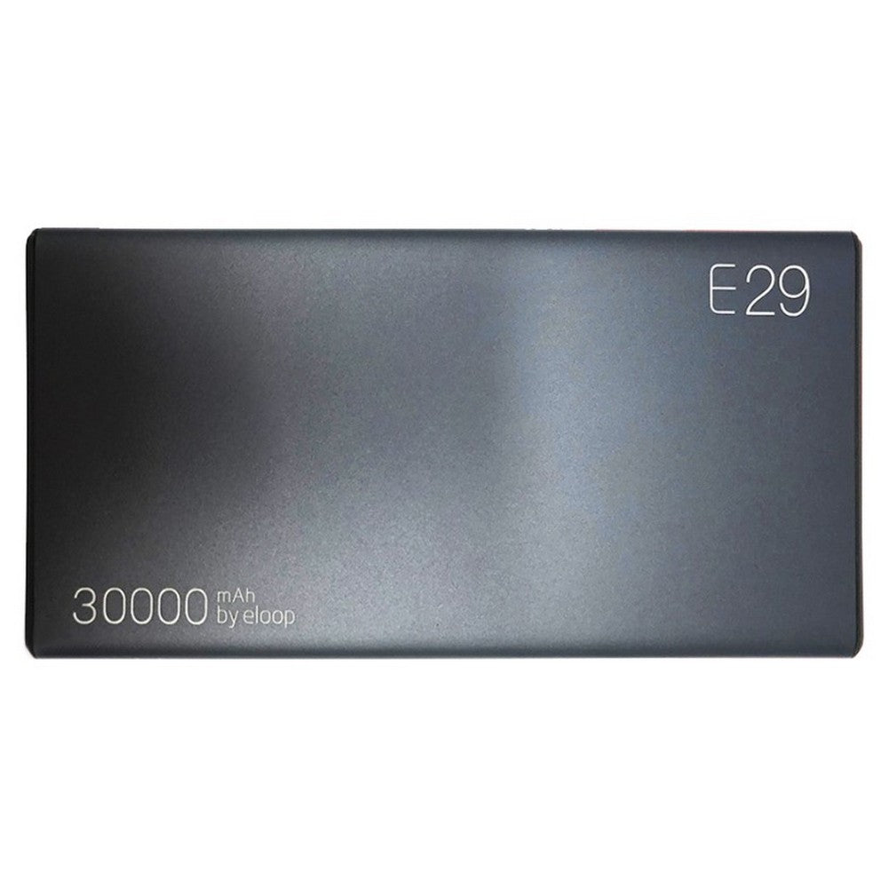 Мобильный аккумулятор Eloop E29 30000 мАч черный