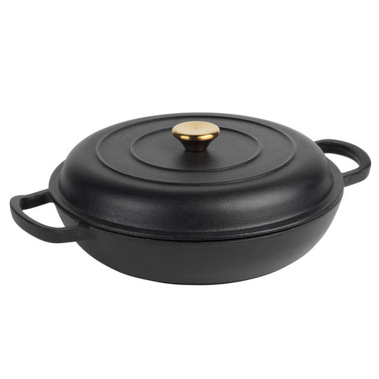 Cast iron saucepan 30cm Russell Hobbs RH02525BEU7 - Black