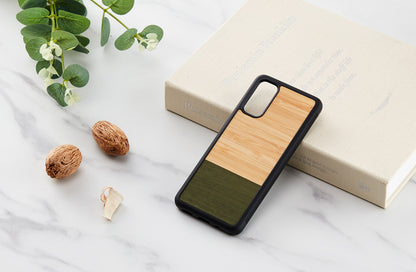 Wooden case for Samsung Galaxy S20, bamboo, MAN&amp;WOOD