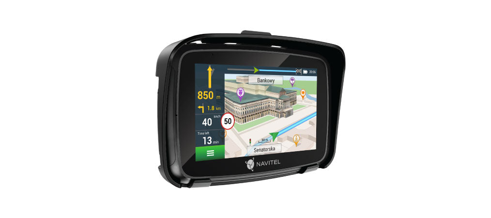 Motorcycle GPS navigation with built-in microphone - Navitel G590