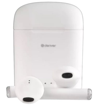 Wireless Bluetooth Headphones White - Denver TWE-46
