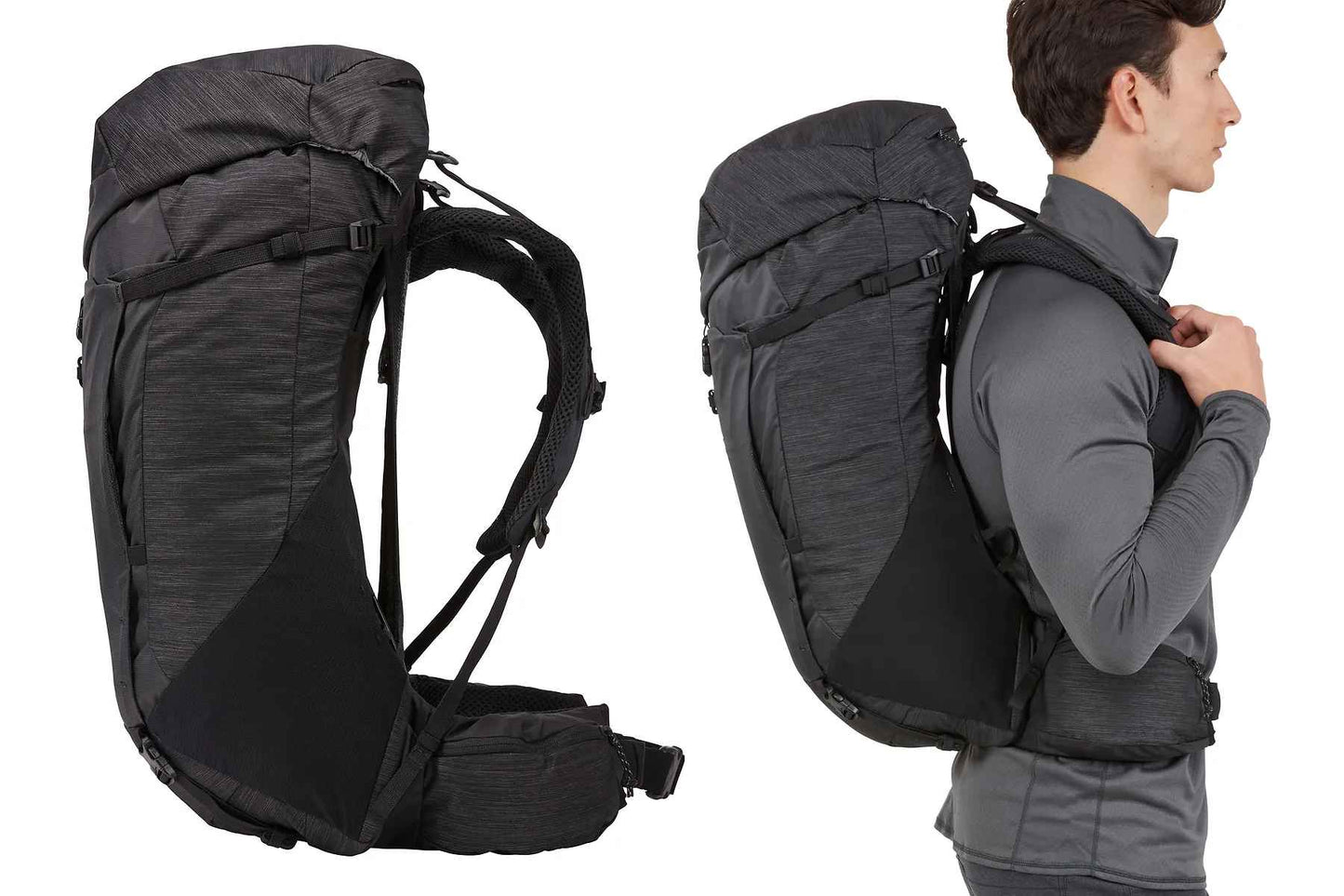 Backpack for hiking Thule Topio 40L for men Black