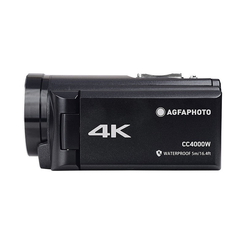 Waterproof camcorder with 4K video AGFA CC4000WBK