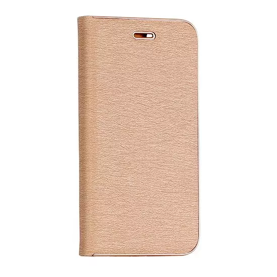 Gold Eco Leather Book Cover Samsung J4 Plus Vennus