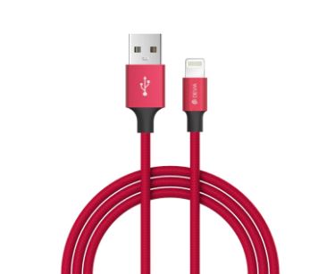 Кабель Devia Pheez серии USB-C TO Lightning 1M красный