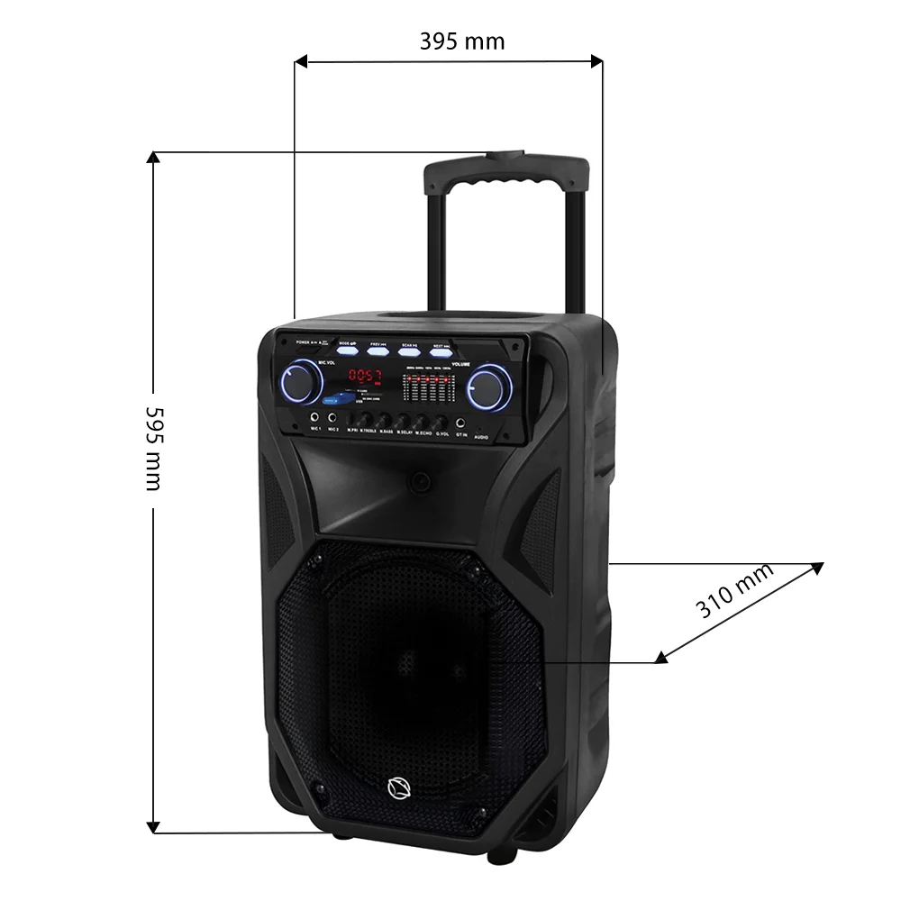 Portable Speaker With Bluetooth, Disco Lights - Manta SPK5021PRO