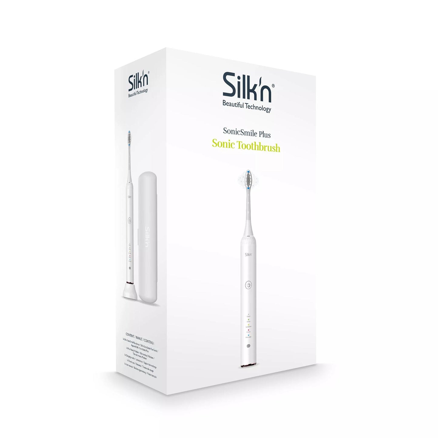 SonicSmile Plus electric toothbrush with battery, Silkn SSP1PE1W001