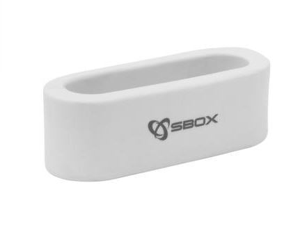 Cable Holder in White Color, TPR Material - Sbox CH-44