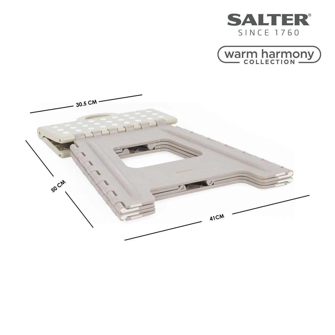 Salter LASAL71243EU6 LARGEL FOLDING STEP STOOL