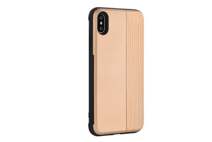 iPhone XS Max (6.5) protective cover with card slots gold - Devia H-Card Series