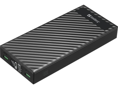 Мощный Powerbank 30000 мАч с 2xUSB-C PD100W — Sandberg 420-87