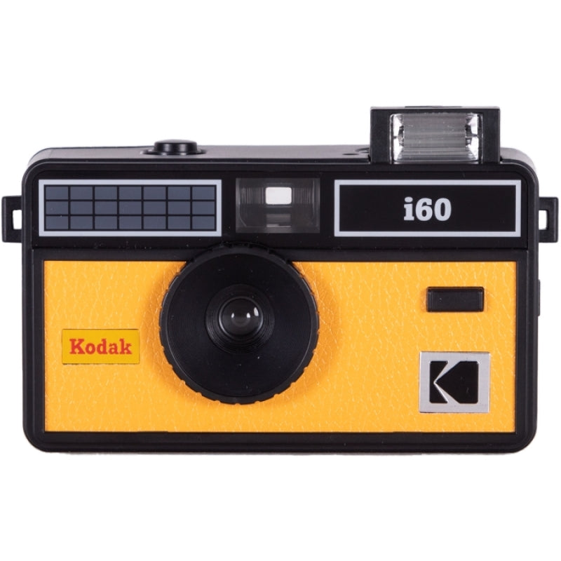 Retro Kamera ar Nostalgisku Dizainu - Kodak i60 Melna/Dzeltena