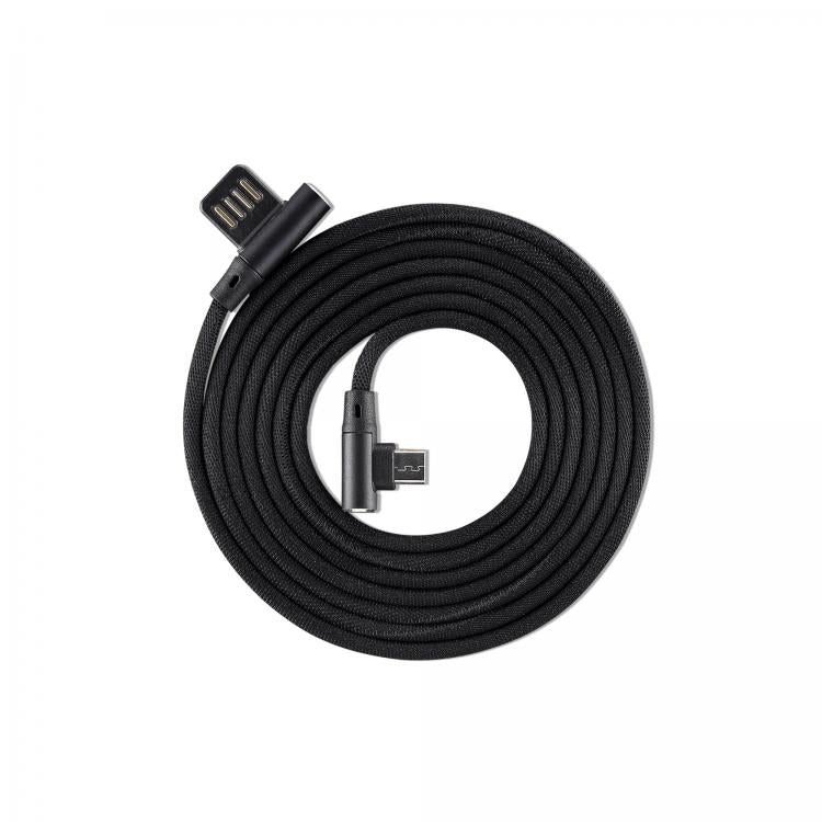 Sbox USB-&gt;Micro USB 90 M/M 1.5m USB-MICRO-90B Blackberry Black