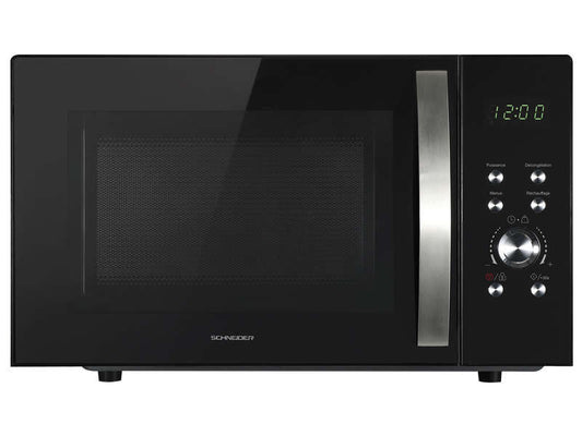 Microwave Oven 23L Black with LCD Display Schneider SCMWC223SDB