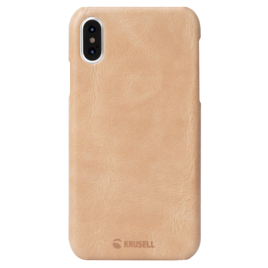 iPhone XS cover made of genuine vintage leather - Krusell Sunne