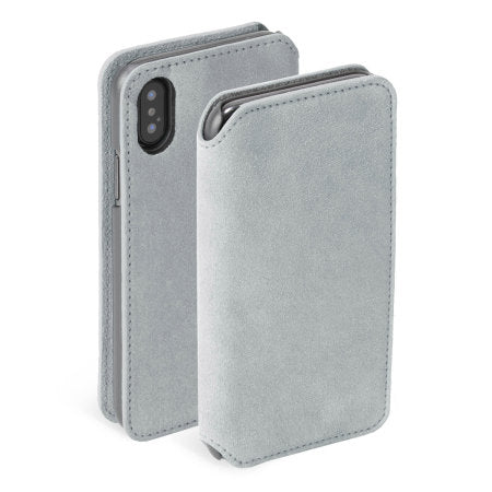 Krusell Broby 4 Card SlimWallet Apple iPhone XS светло-серый 