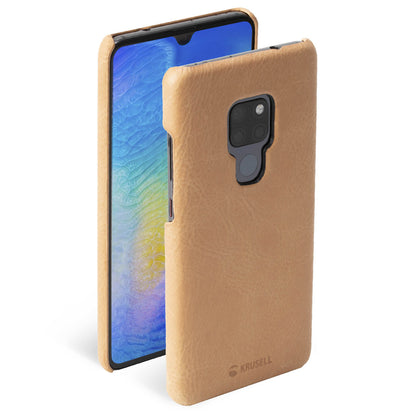Cover for Huawei Mate 20 made of genuine leather, vintage nude