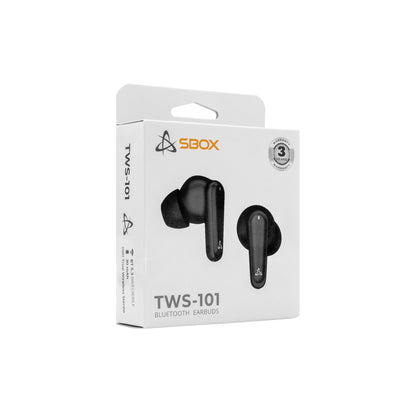 Bluetooth Austiņas Ausīs Ieliekamās - Sbox EB-TWS101 Black