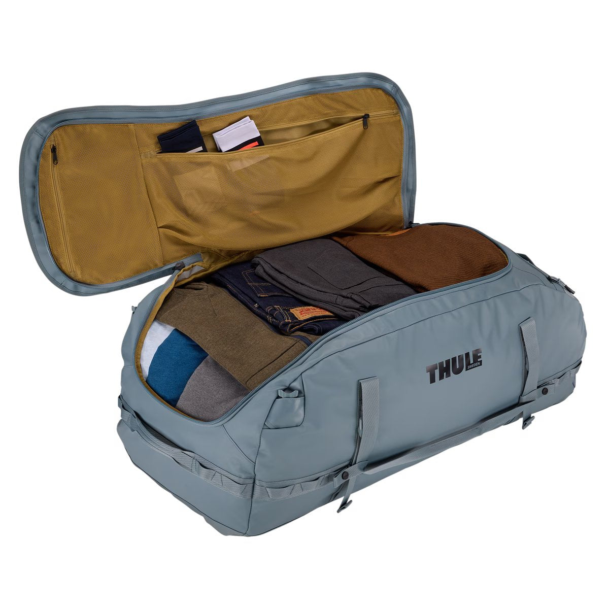 Pārgājienu soma ar 130L tilpumu Thule Chasm 5004 Pond Gray