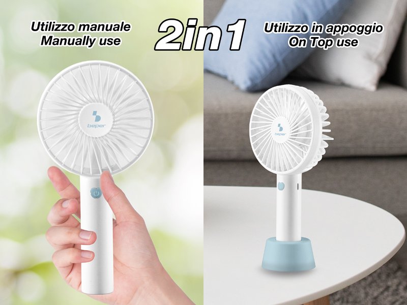 Pārnēsājams mini ventilators Beper P206VEN401 ar statīvu