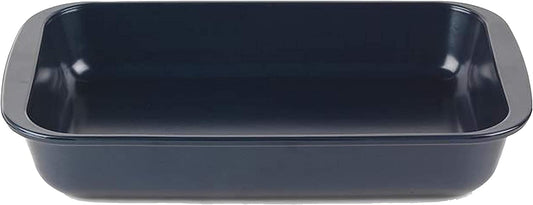 Glass baking pan, 29 cm, dark blue - Russell Hobbs RH01143EU