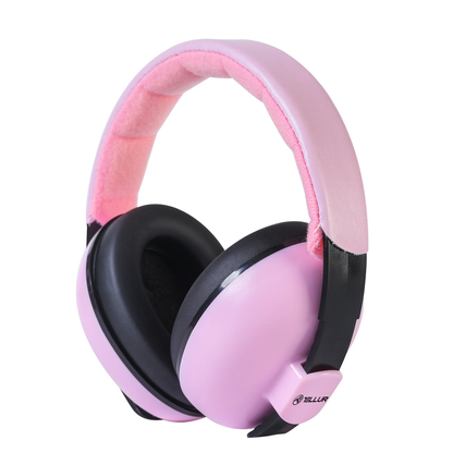 Children's noise-cancelling headphones, pink - Tellur