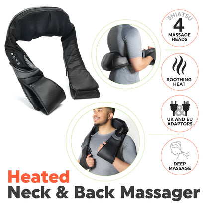 Salter EE6934BLKSTKEU7 Heated Neck & Back Massager