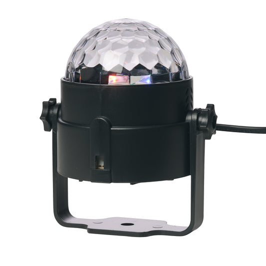 LED disco ball with color light Denver LDB-318