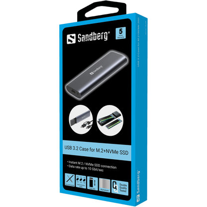 Корпус USB SSD со скоростью 10 Гбит/с Sandberg 136-39