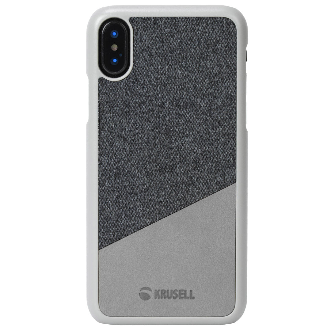 Конверты-обложки для iPhone XS Grey Krusell Tanum 