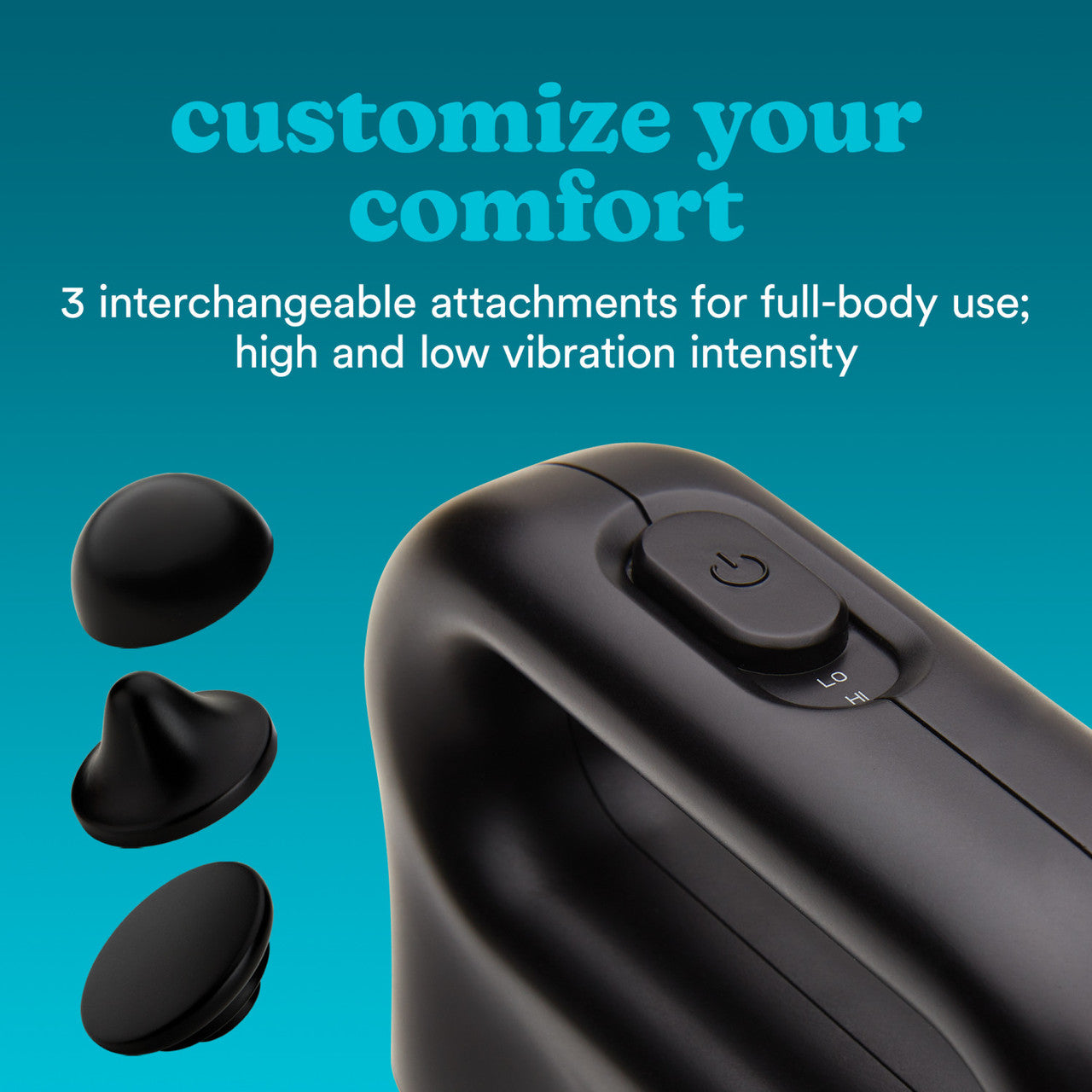 Portable vibrating massage gun, Homedics HHP-120BK