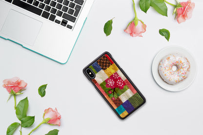 Smartphone cover for iPhone XS Max, cherry blossom black