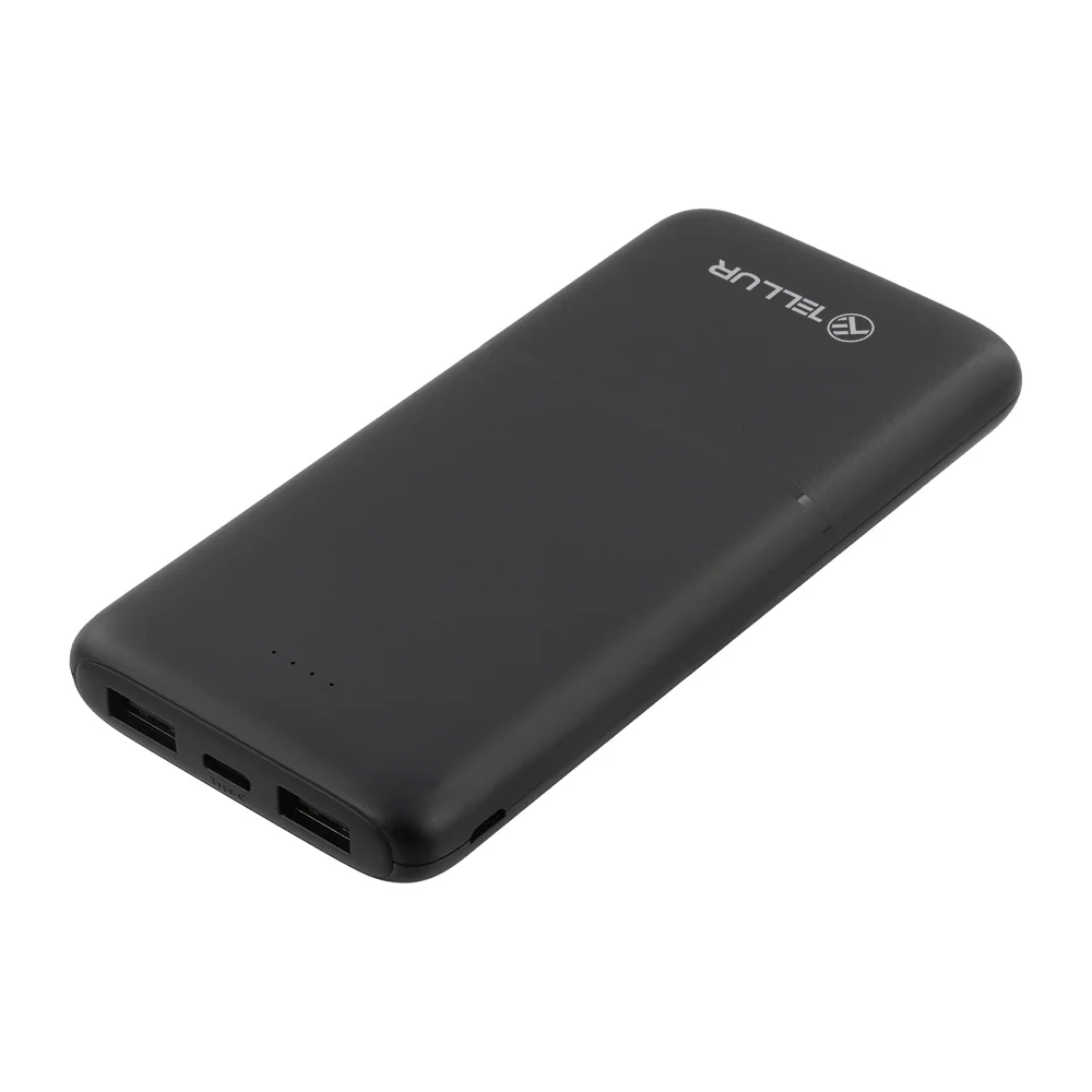 Power Bank 10000мАч черный Tellur