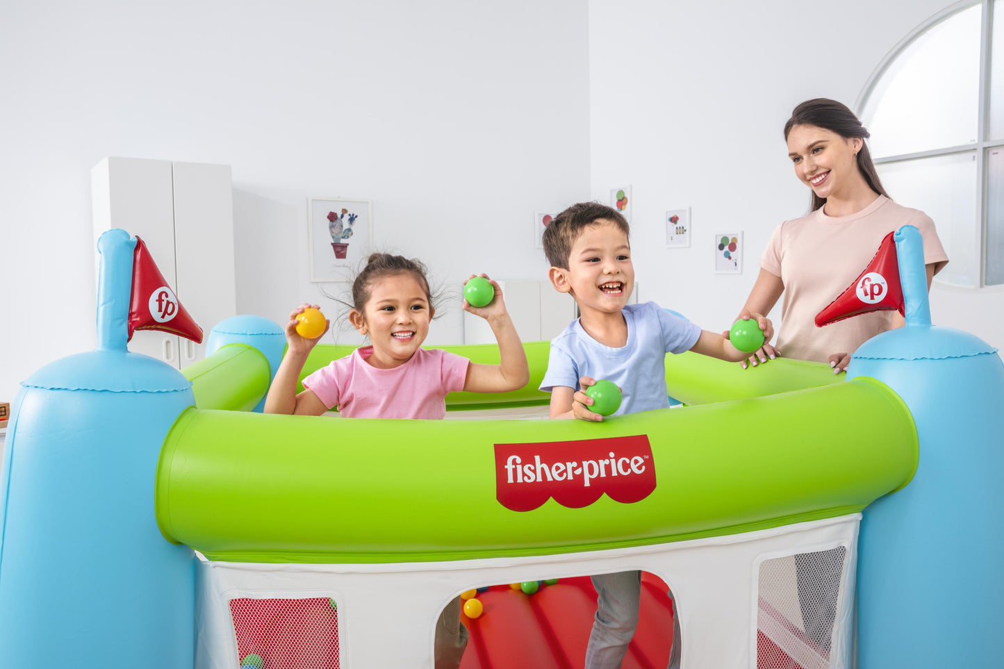 Bestway 93563 Надувной шезлонг Fisher-Price 93563