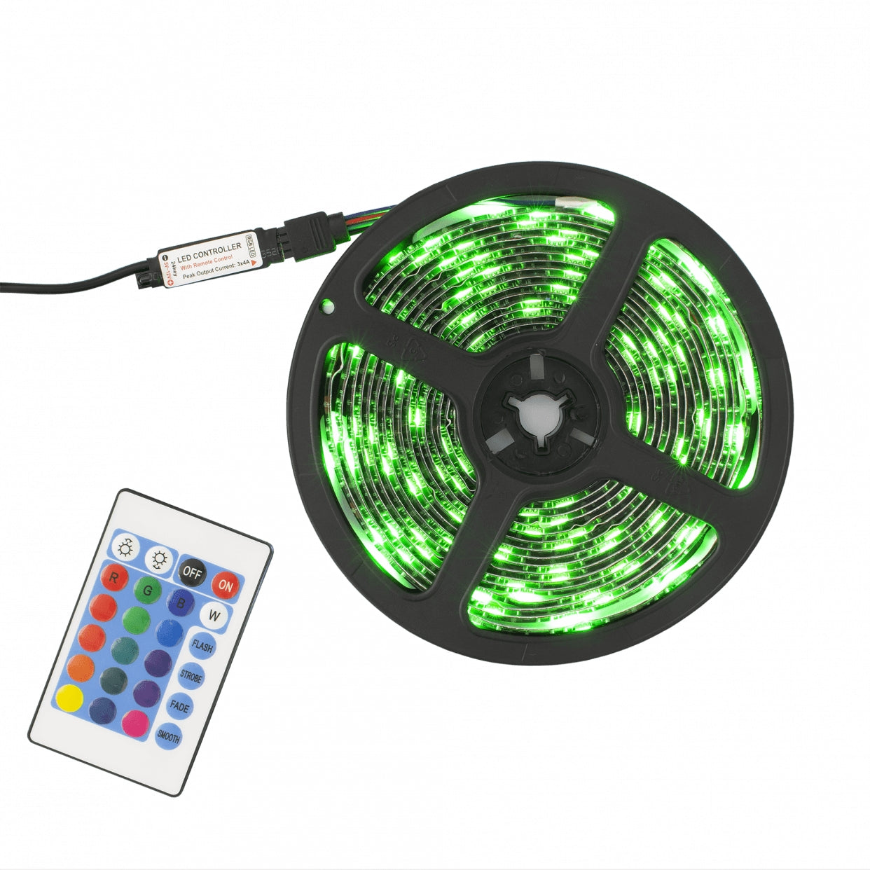 RGB LED Strip Kit, 3m, White Shark LED-03 Helios