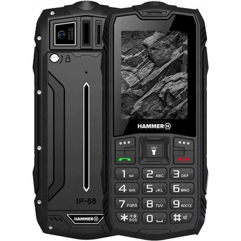 Mobile phone with DualSIM function, MyPhone Hammer Rock Dual Black