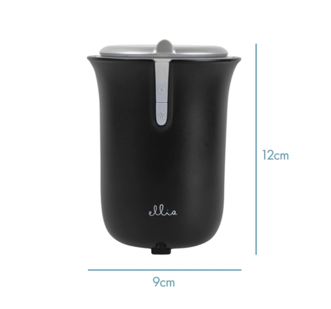 Ultrasonic Aroma Diffuser with USB, Color Changing Light - Ellia ARM-285BLK-WW