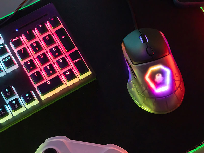 Gaming mouse with RGB lighting, Tracer Gamezone Neon