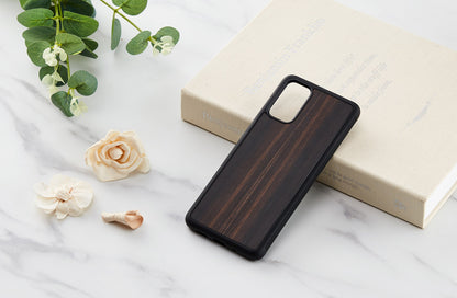 Wooden cover for Samsung Galaxy S20+ from MAN&amp;WOOD, black