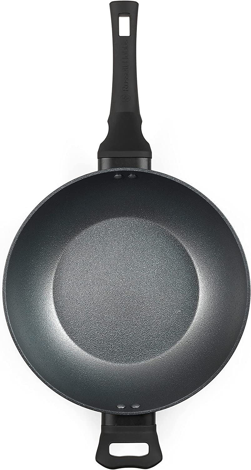Tall wok pan with non-stick coating, Russell Hobbs RH01860EU7 Crystaltech, 28cm