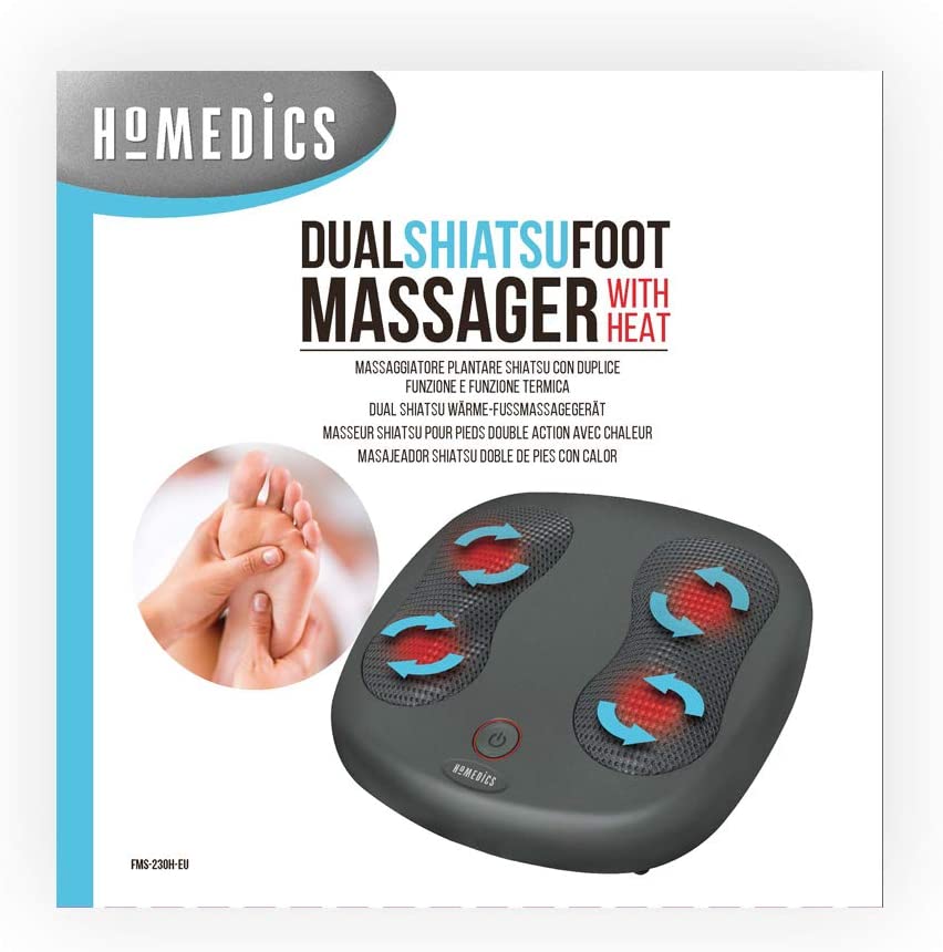 Shiatsu Foot Massager with Heat - Homedics FMS-230H-EU