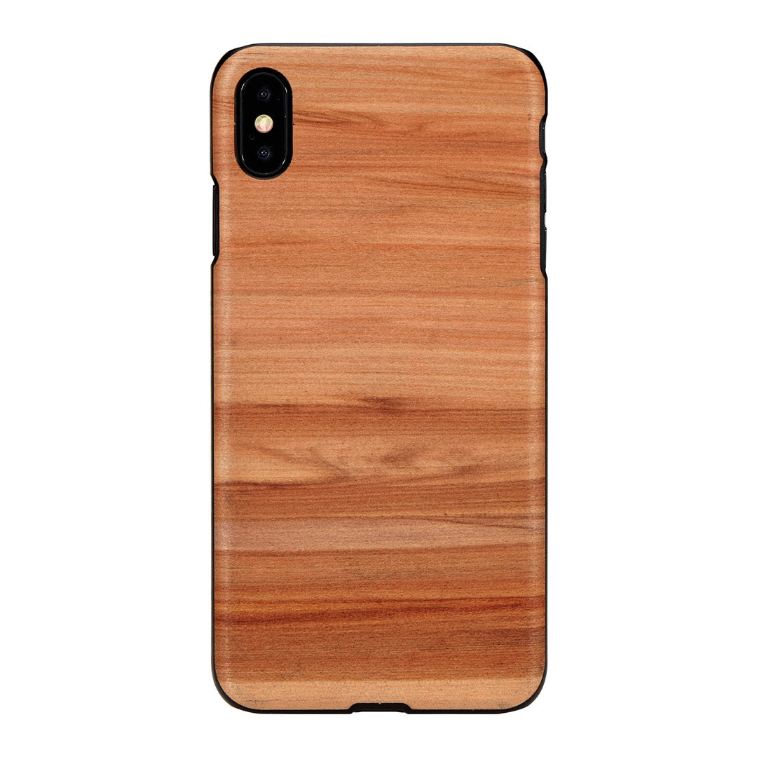 Viedtālruņa maciņš iPhone X/XS dabīgs koks MAN&WOOD