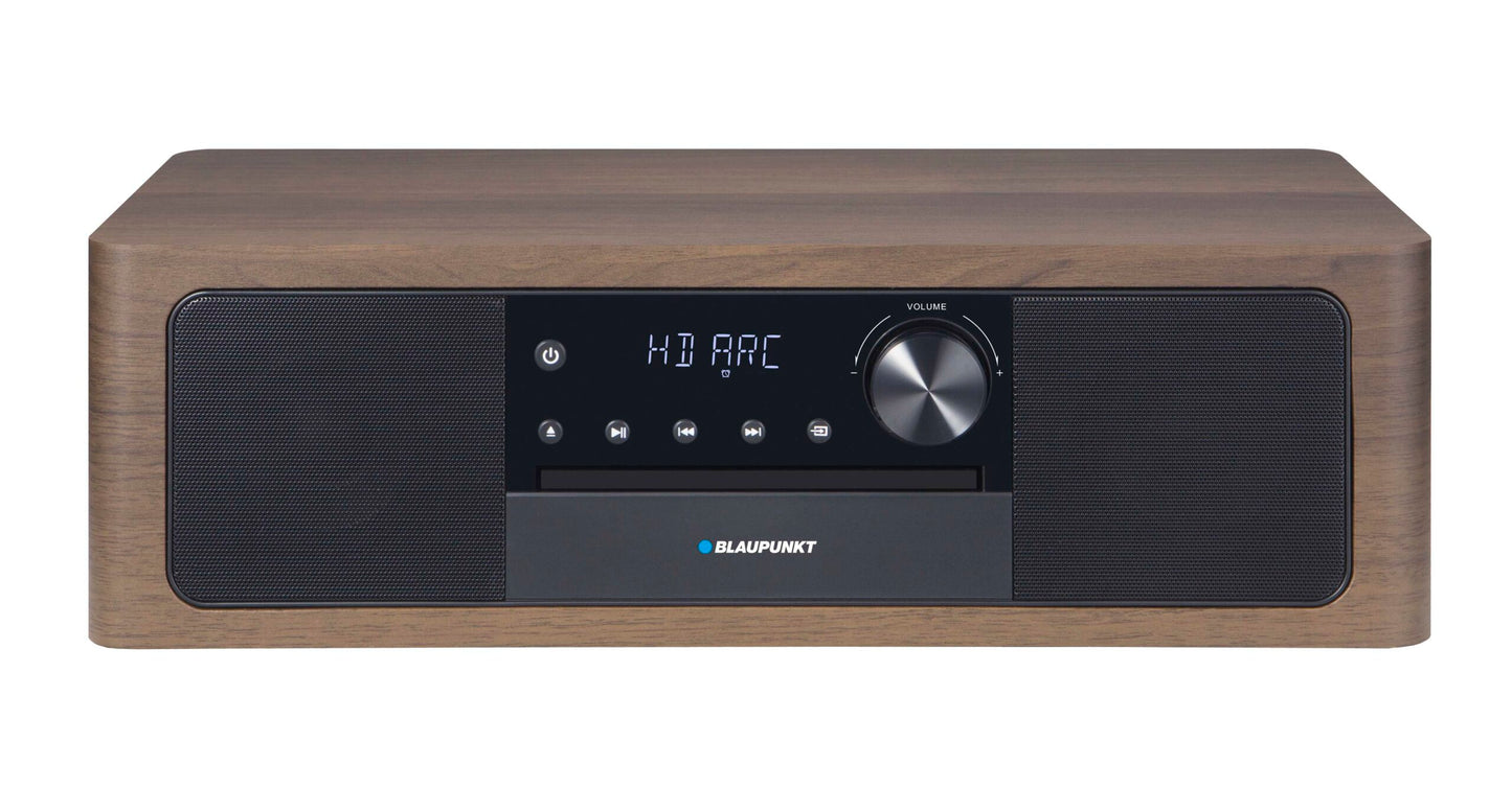 Bluetooth Audio Sistēma Blaupunkt MS22BT - CD/MP3/WMA Atskaņošana, FM Radio ar 40 Stacijām, USB Ports, HDMI ARC, Optiskā Ieeja